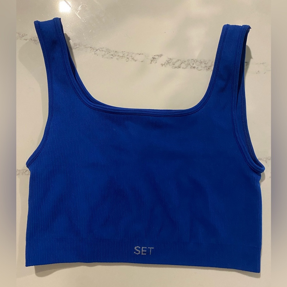 Blue Sports bra
